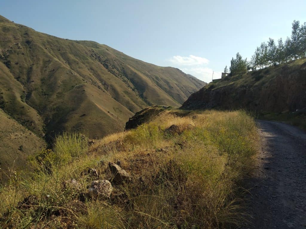 view when going out of the gorge 